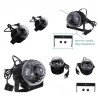 Sound-Activating Rotating Hanging Crystal Stage Lighting