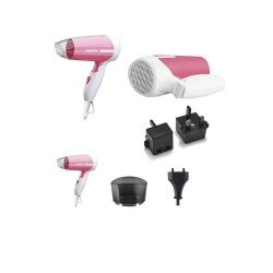 Kemey High Velocity Foldable Travel Hairdryer