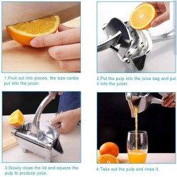 Multifunctional Manual Press On Hold Fruit Juicer