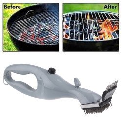 Grill BBQ, Stainless Steel, Steam Cleaning Brush