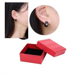 Stainless steel Aros Unisex Crystal stud Earing
