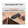 Cordless-Built-in Or 4-AA Battery Operated Screwdriver Tool Kit