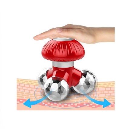 Mushroom Design Crystal Shine,Vibrating body Massager