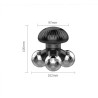 Mushroom Design Crystal Shine,Vibrating body Massager