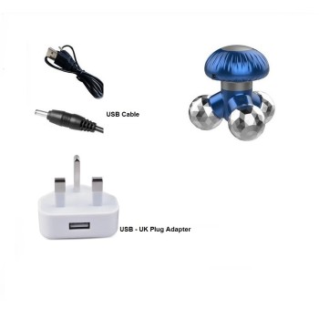 Mushroom Design Crystal Shine,Vibrating body Massager
