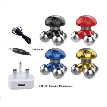 Mushroom Design Crystal Shine,Vibrating body Massager