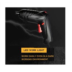 ·	Cordless Internal Battery Operated Screwdriver Tool Kit