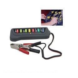 Tirol 12V Digital Battery-Alternator Tester, with 6-LED Lights