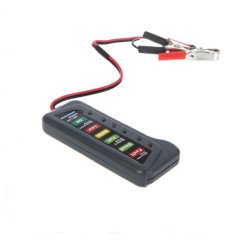 Tirol 12V Digital Battery-Alternator Tester, with 6-LED Lights