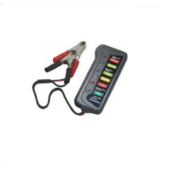 Tirol 12V Digital Battery-Alternator Tester, with 6-LED Lights