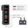 Tirol 12V Digital Battery-Alternator Tester, with 6-LED Lights