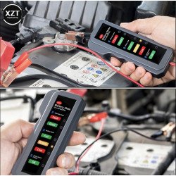 Tirol 12V Digital Battery-Alternator Tester, with 6-LED Lights