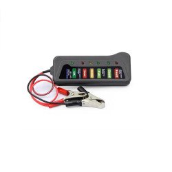 Tirol 12V Digital Battery-Alternator Tester, with 6-LED Lights